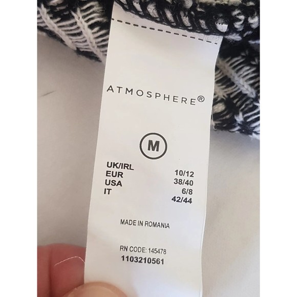 Atmosphere Womens Sweater Cardigan Open Front Short Sleeve Knit Size Medium - Picture 7 of 13